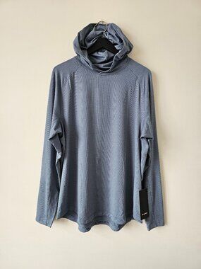 NWT LULULEMON STLB Steel Blue License To Train LS Pullover Hoodie Men's XXL